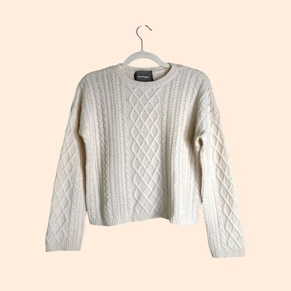 Reformation Sweaters - Reformation Cable Knit Cashmere Sweater